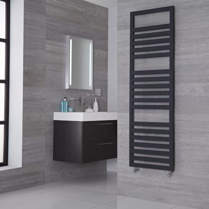 Lazzarini Way Urbino - Anthracite Designer Heated Towel Rail - 1600mm x 500mm