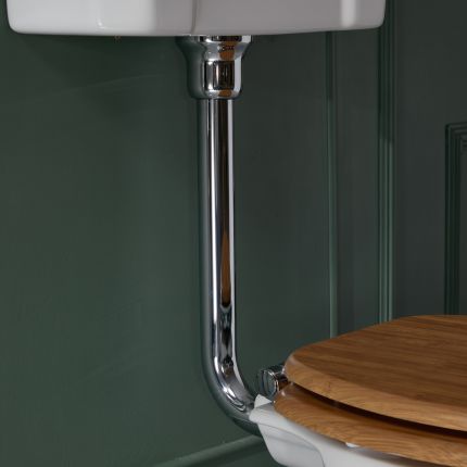 Milano Elizabeth - Low Level Toilet Flush Kit - Chrome