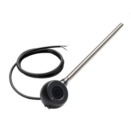 ECOSO - Black Thermostatic Wi-Fi Heating Element for Vertical Radiators - Plug-In and Hardwired Options and Choice of Wattage