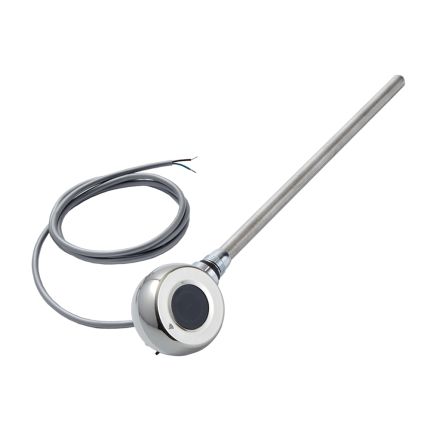 ECOSO - Chrome Thermostatic Wi-Fi Heating Element for Vertical Radiators - Plug-In and Hardwired Options and Choice of Wattage