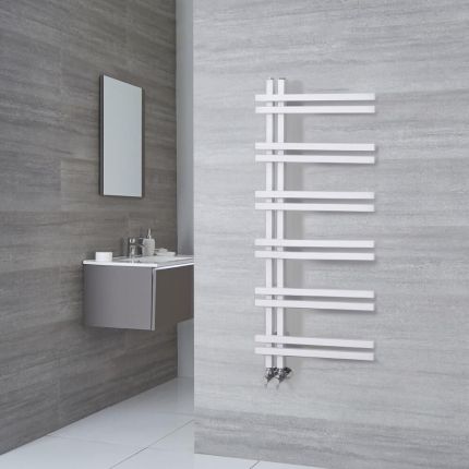 Milano Pars - Aluminium Designer Heated Towel Rail - Choice of Size and Finish