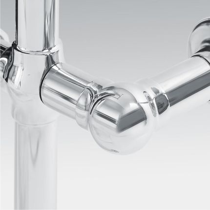 Milano - Chrome Heating Element Cable Masking Cover