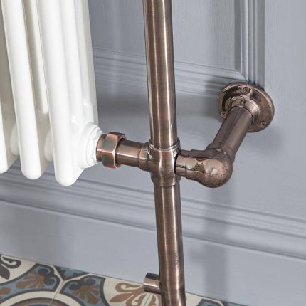 Milano - Brushed Bronze Heating Element Cable Masking Cover