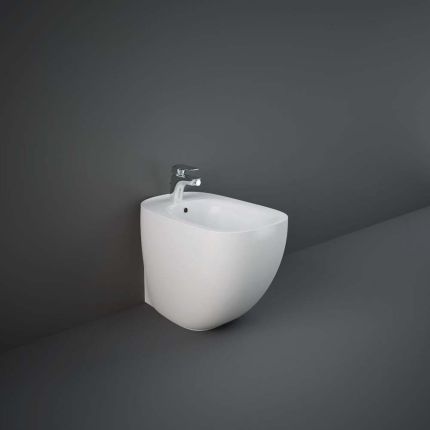 RAK Illusion - Gloss White Modern Back to Wall Bidet