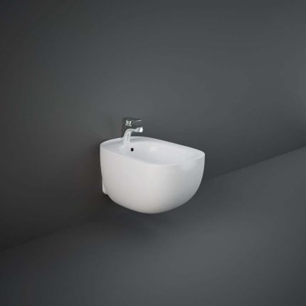 RAK Illusion - Gloss White Modern Wall Hung Bidet