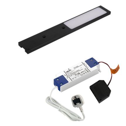 VEW Pulsar Mini - Ultra-Thin LED Cabinet Spotlight - 1-Light Kit - Choice of Finish & Temperature