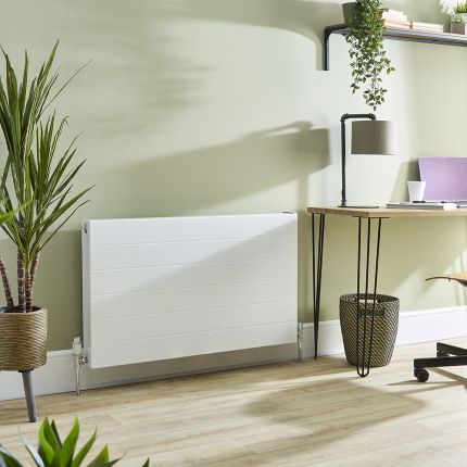 Milano Alora - Horizontal Flat Panel Type 22 Convector Radiator - Choice of Finish and Size