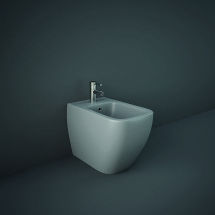 RAK Feeling - Matt Grey Square Back to Wall Bidet