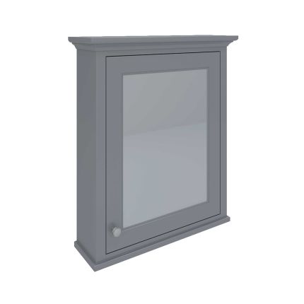 RAK Washington - Grey Bathroom Mirrored Cabinet - 650mm x 750mm