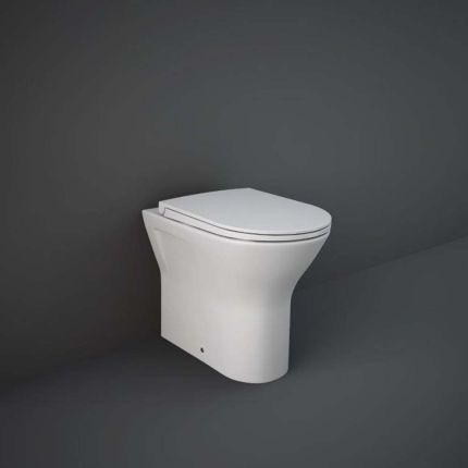 RAK Feeling - Modern Rimless Back to Wall Toilet with Soft Close Seat - Choice of Finish