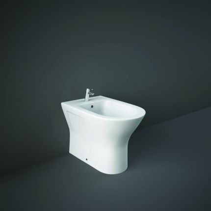 RAK Resort - Gloss White Modern Back to Wall Bidet
