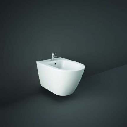 RAK Resort - Gloss White Modern Wall Hung Bidet