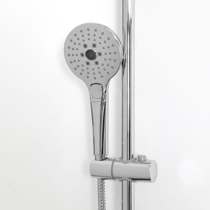 Milano Mirage - Modern Round Multi-Function ABS Hand Shower - Chrome