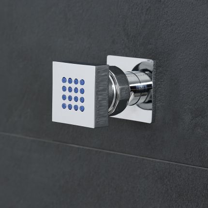 Milano Arvo - Modern Front Fix Square Body Jet - Chrome