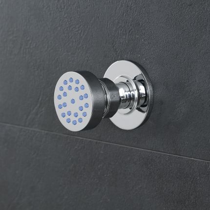 Milano Mirage - Modern Front Fix Round Body Jet - Chrome