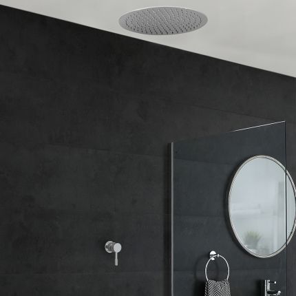 Milano Mirage - Chrome Shower with Recessed Shower Head (1 Outlet)