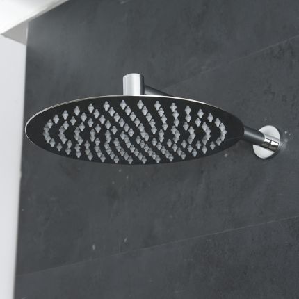 Milano Mirage - 300mm Round Ultra Thin Shower Head - Chrome