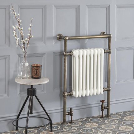 Milano Elizabeth Traditional Heated Towel Rails Big Bathroom Shop