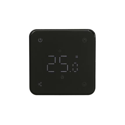 Milano Connect - Electric Heating Backlit Wi-Fi Thermostat - Black