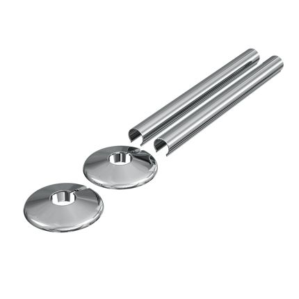 Milano - Clip On Radiator Pipe Covers - Choice of Finish