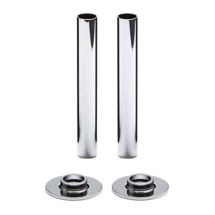 Milano - Chrome Radiator Pipe Sleeves
