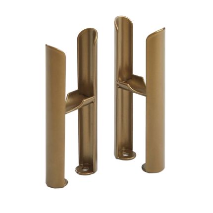 Milano Windsor - Metallic Bronze Floor-Mounting Feet for Traditional 2 Column Windsor Radiators