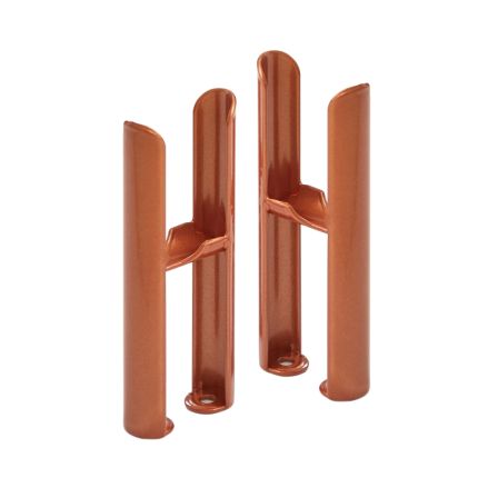 Milano Windsor - Metallic Copper Floor-Mounting Feet for Traditional 2 Column Windsor Radiators