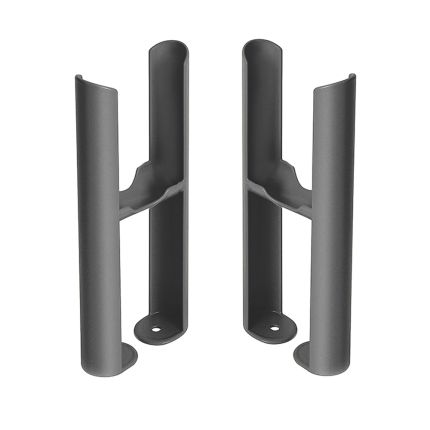 Milano Windsor - Pewter Floor-Mounting Feet for Traditional 2 Column Windsor Radiators