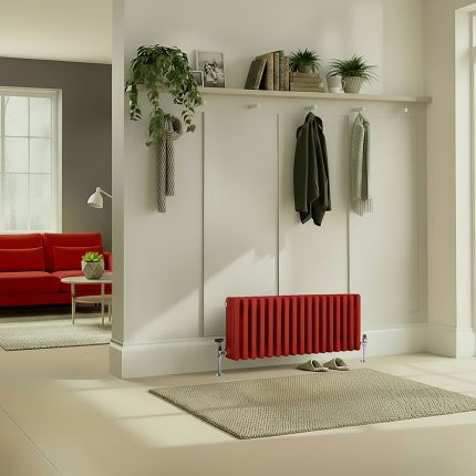 Milano Windsor - Horizontal Traditional Column Radiator - Four Column - Choice of Bright Colours and Sizes