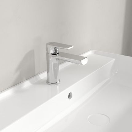 Villeroy & Boch Liberty - Mini Mono Basin Mixer Tap with Pop-Up Waste - Chrome