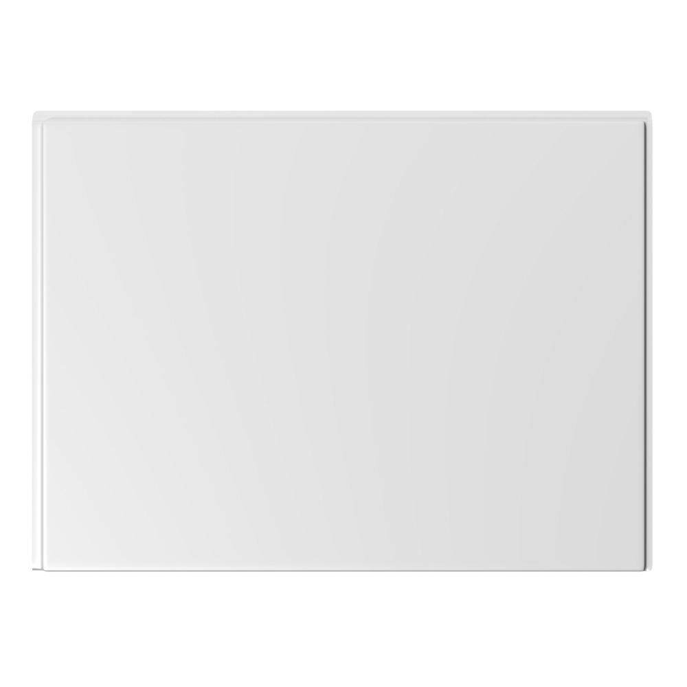 Milano - 700mm Modern Bath End Panel - White