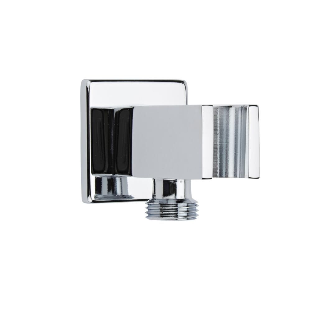 Milano Arvo - Modern Square Integrated Outlet Elbow and Bracket for Hand Showers - Chrome