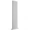 Milano Alpha - White Flat Panel Vertical Designer Radiator - 1780mm x 420mm (Double Panel)