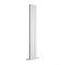 Milano Alpha - White Flat Panel Vertical Designer Radiator - 1600mm x 280mm (Double Panel)