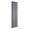 Milano Alpha - Anthracite Flat Panel Vertical Designer Radiator - 1780mm x 560mm (Double Panel)