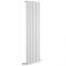 Milano Java - White Vertical Designer Radiator - 1600mm x 472mm (Single Panel)