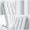 Milano Aruba - White Horizontal Designer Radiator - 400mm x 1000mm (Double Panel)