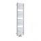 Milano Via - White Central Connection Bar on Bar Heated Towel Rail - 1520mm x 400mm