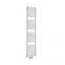 Milano Via - White Central Connection Bar on Bar Heated Towel Rail - 1823mm x 400mm