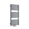 Milano Via - Anthracite Central Connection Bar on Bar Heated Towel Rail - 1065mm x 500mm