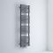 Milano Via - Anthracite Central Connection Bar on Bar Heated Towel Rail - 1520mm x 400mm