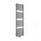 Milano Via - Anthracite Central Connection Bar on Bar Heated Towel Rail - 1823mm x 500mm