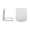 Milano Longton - White Soft Close Quick Release Top Fix Toilet Seat