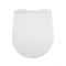 Milano Overton - White Soft Close Quick Release Top Fix Toilet Seat
