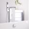 Milano Parade - Modern Waterfall Freestanding Bath Shower Mixer Tap with Hand Shower - Chrome