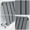 Milano Capri - Anthracite Flat Panel Vertical Designer Radiator - 1600mm x 354mm (Single Panel)