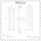 Milano Aruba - Anthracite Vertical Designer Radiator - 1600mm x 472mm (Double Panel)