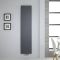 Milano Riso - Anthracite Vertical Designer Radiator - 1800mm x 400mm (Single Panel)