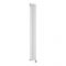 Milano Aruba Slim Electric - White Vertical Designer Radiator - 1600mm x 236mm (Single Panel) - with Bluetooth Thermostat
