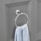 Milano Elizabeth - Traditional Towel Ring Holder - Chrome